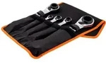 Bahco - Vierfach-knarren-ringschl&uuml;ssel-satz, 5-tlg, G&uuml;rteltasche