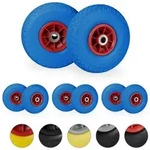 8 X Sackkarrenrad, Pannensichere Vollgummireifen, 3.00-4 Zoll, 20 Mm Achse, Bis...