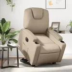 Relaxsessel Mit Aufstehhilfe Elektrisch Cappuccino Kunstleder Vidaxl