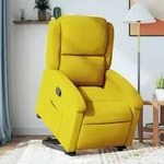 Relaxsessel Mit Aufstehhilfe Gelb Samt - Vidaxl