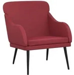Sessel Weinrot 63x76x80 Cm Kunstleder Vidaxl