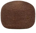 Handgefertigter Sitzpuff Braun 40 X 45 Cm Jute Vidaxl