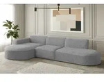 Ecksofa Designersofa Palma In Stoff Ascot Taupe Ottomane Links