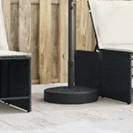Sonnenschirmst&auml;nder F&uuml;r &Oslash;38/48 Mm Mast 25 Kg Rund Vidaxl