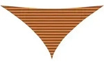 Sonnensegel Orange Und Braun 3,5 X 3,5 X 4,9 M Vidaxl