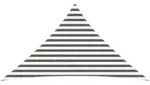 Vidaxl Sunshade Sail Light Grey And White 2.5 X 2.5 X 3.5 M Hdpe