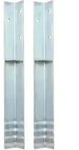 Bodenanker L-form F&uuml;r Spielturm 2 Stk. Stahl 5 X 5 X 50 Cm Vidaxl