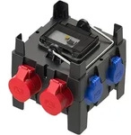 Pce - Stromverteiler Imst, 2x Cee 16a, 4x Ssd 16a, Ip44, Schwarz