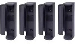 4x Novatool Gartensteckdose 4x Steckdosenturm 2-fach Anthrazit Mit Blende