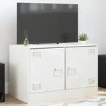 Tv-schrank Wei&szlig; 67x39x44 Cm Stahl Vidaxl