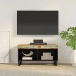 Tv-schrank 85x33x43,5 Cm Altholz Massiv Vidaxl