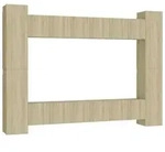 10-tlg. Tv-schrank-set Sonoma-eiche Holzwerkstoff Vidaxl