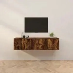 Vidaxl - Tv-wandschr&auml;nke 2 Stk. R&auml;uchereiche 80x34,5x40 Cm