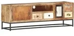 Vidaxl - Tv-schrank 120x30x40 Cm Altholz Massiv