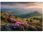 Fototapete Berge Landschaft Natur &ndash; Moderne Gro&szlig;format Wandtapete 200x140 Cm &ndash;