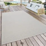 Paco Home Outdoor Teppich Wetterfest Garten & Terrasse Flachgewebt Uni...