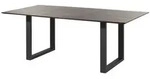 Massivmoebel24 - Esstisch Akazie 220x100 Braun Lackiert / U-beine Anth. Matt...
