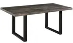 Esstisch Mango 180x90x76 Grau Lackiert Railway 207
