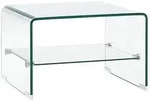 Couchtisch Transparent 50&times;45&times;33 Cm Hartglas - Vidaxl