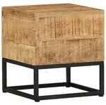 Beistelltisch 30x30x33 Cm Raues Mangoholz Vidaxl