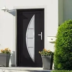 Haust&uuml;r Anthrazit 98x208 Cm Pvc Vidaxl