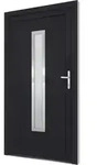 Haust&uuml;r Anthrazit 108x200 Cm Pvc Vidaxl