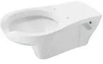 Creavit - Behindertengerechtes H&auml;nge Wc Toilette Barrierefrei Wei&szlig;