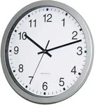 56831-07 Funk Wanduhr 30 Cm X 4.3 Cm Silber - Eurotime