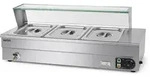 Vertes Speisenw&auml;rmer Aus Edelstahl, 1500 W, 3 X 1/2 Gn, 30-85&deg;c