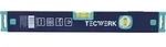 Tecwerk Wasserwaage 40cm Alu.blau M.magnet &plusmn; 0,5 Mm/m Tecwerk