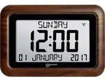 Geemarc Viso 10 Radiogesteuerte Uhr Holzimitat