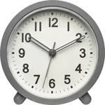 Tfa Dostmann 60.1043.10 Quarz Wecker Grau Alarmzeiten 1 Leisegang-uhrwerk