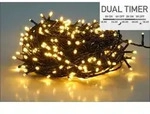 Led Lichterkette 80 Led Warm Wei&szlig; - Dual Timer - Innen Au&szlig;en Batterie 8...