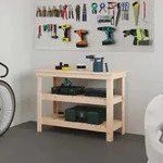 Werkbank 110,5x50x80 Cm Massivholz Kiefer - Vidaxl