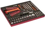 Bahco Fit&go 3/3 Werkzeugeinlage Mit Steckschl&uuml;ssel-satz - 93-tlg.