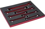 Bahco Fit&go 3/3 Schaumstoffeinlage Satz Knarren-ring-maulschl&uuml;ssel - 7-tlg.