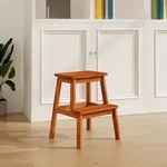 Vidaxl - Tritthocker Mit 2 Stufen 40x38x50 Cm Massivholz Akazie