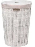 5five Simply Smart - Runder W&auml;schekorb 40l Vannerie Wei&szlig; - 5five