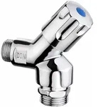 Maschinen Auslaufventil Mit Bel&uuml;fter 1/2 Chrom - Conmetall