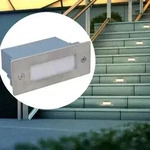 Vidaxl - Led-wandeinbauleuchten F&uuml;r Treppen 12 Stk. 44x111x56 Mm