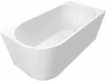 Aqualine - Badewannen - Eckbadewanne Tibera, 170x80 Cm, Rechts, Wei&szlig; E1015
