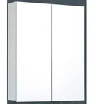 Line/skinbd Spiegelschrank 2 T&uuml;ren Wei&szlig;, Spiegelglas.