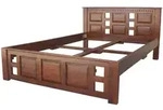 Bett Akazie 180x200x90 Nougat Lackiert Oxford 253