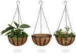 6 Tlg. Blumen Set, 3 Blumenhaken Mit Tier-motiven, Blumenampel, 3 H&auml;ngek&ouml;rbe,
