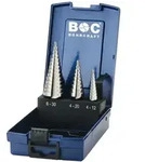 Bohrcraft - Stufenbohrer-satz Gr.1-3 Hss 2 Schneiden Bohrer &Oslash; 4.0-30.0 Mm