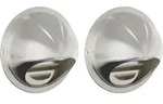 L&uuml;ftungsgitter 2 Pcs Silber 100 Mm Edelstahl Vidaxl