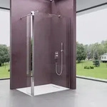 Duschwand 70x200cm Walk-in Mit 30cm Nebenteil, 10mm Duschabtrennung Bremen Mit...