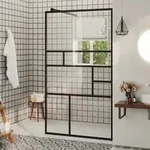 Duschwand F&uuml;r Begehbare Dusche Mit Klarem Esg Glas 90x195 Cm Vidaxl