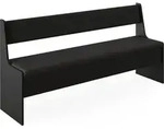 Vicco - Esszimmer-bank Roman, Schwarz, 166.6 X 41.5 Cm
