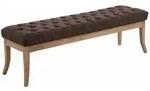 Sitzbank Ramses Stoff Antik-hell Braun 150 Cm